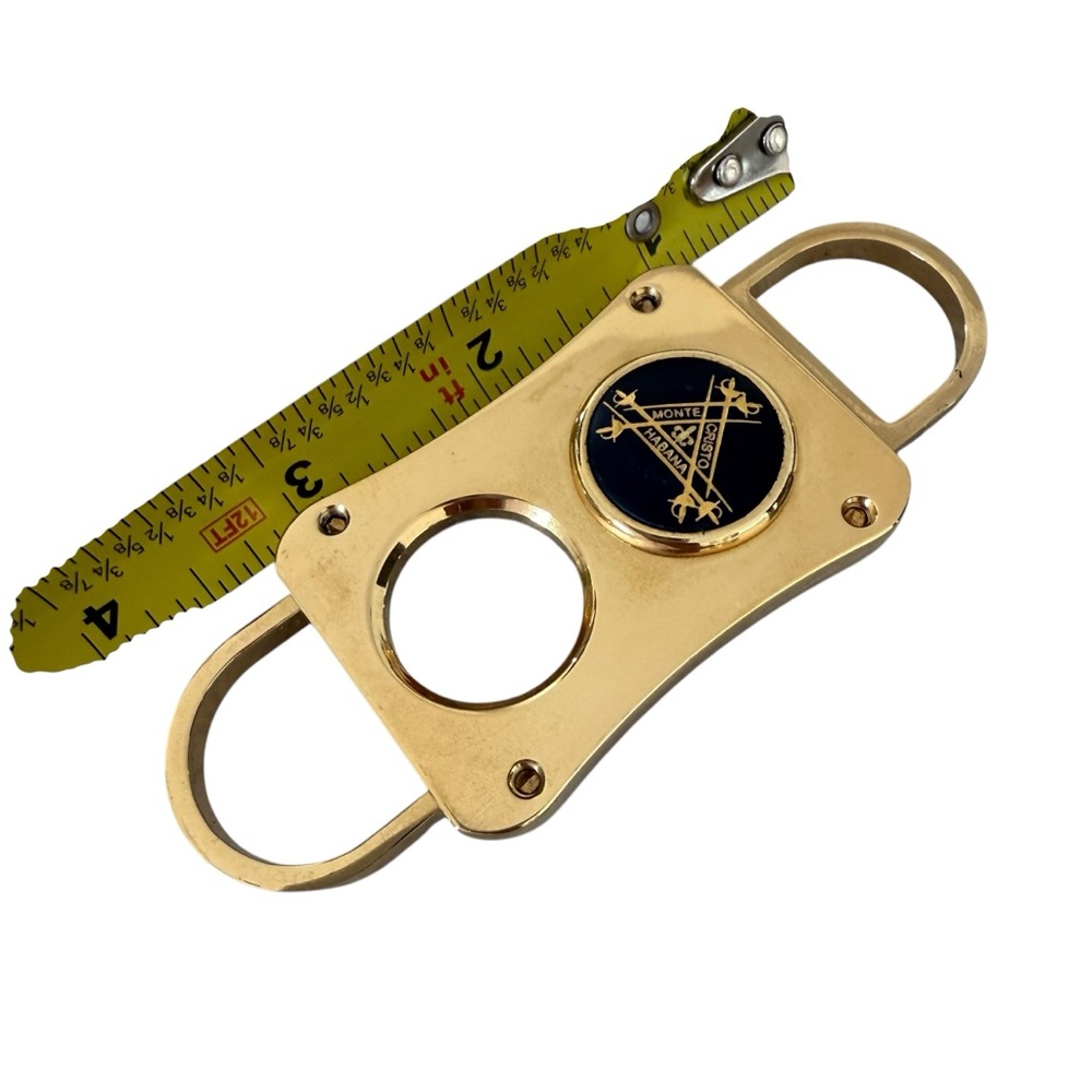 Montecristo gold tone cigar cutter preowned - Picture 4 of 7